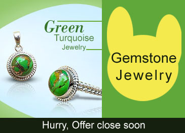 Natural Gemstone Jewelry by Finesilverstudio