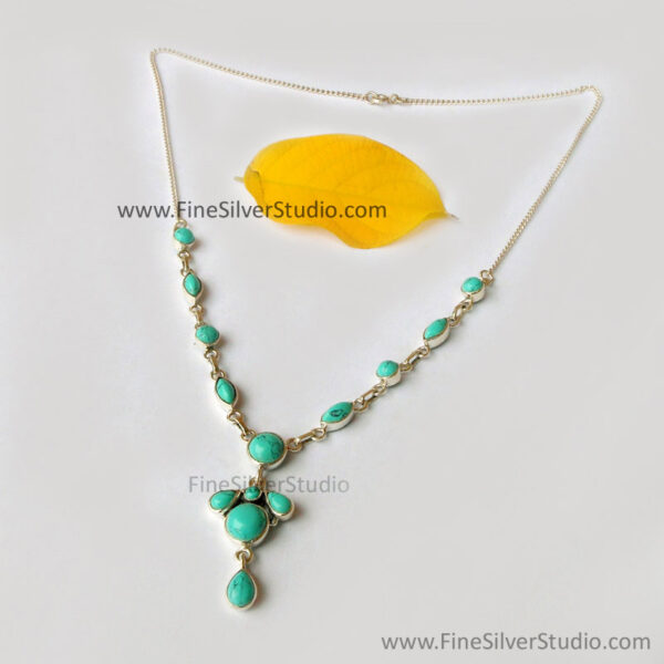 Green Turquoise Pendant Online In India